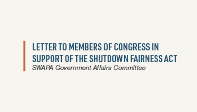 SWAPA Urges Congress to Pass the Shutdown Fairness Act